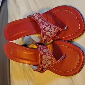 Coach sandals
